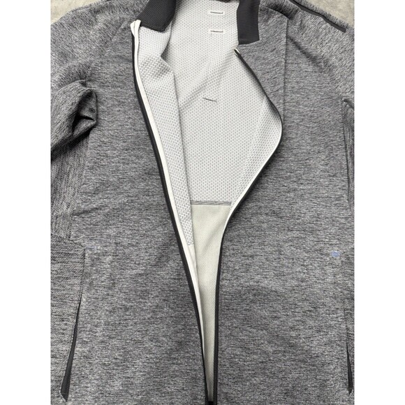 Lululemon Textured Tech Bomber Jacket.Graphite Gray/Vapor.Men. Sz S - Picture 12 of 16